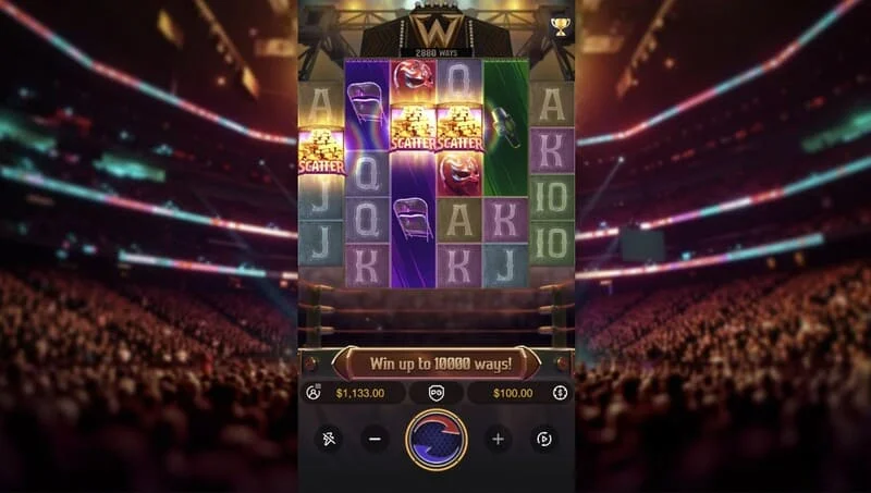 Reel Royale Showdown - katër Scatter, aktivizimi i raundit bonus